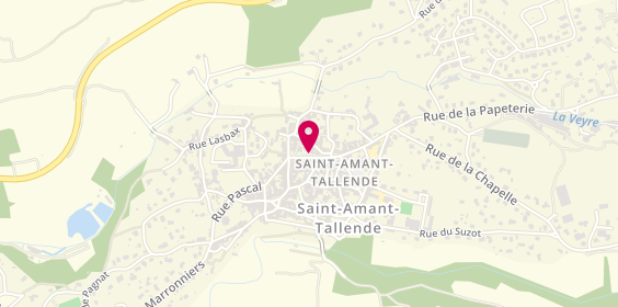 Plan de Deschamps Christian, 29 Place Doct Darteyre, 63450 Saint-Amant-Tallende