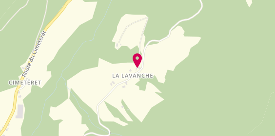 Plan de La Ferme du Caban, 4290 Route de la Lavanche, 73630 Le Châtelard