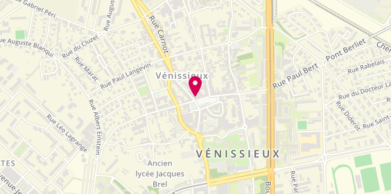 Plan de Le potager de Martine, 63 avenue Jean Jaurès, 69200 Vénissieux