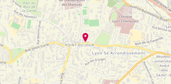 Plan de Fromagerie Dagonet, 52 avenue du Point du Jour, 69005 Lyon