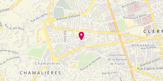 Plan de L'Atelier des Fromagers, 2 Rue Lufbery, 63400 Chamalières