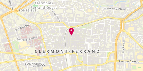 Plan de La Maison du Bon Fromage, place Saint-Pierre, 63000 Clermont-Ferrand