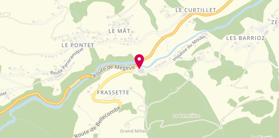 Plan de Coopérative fruitière en Val d'Arly - Flumet, Les Seigneurs
71 Chemin des Evettes, 73590 Flumet