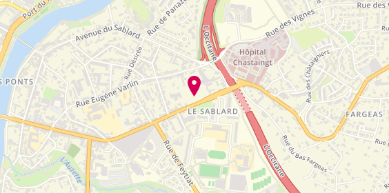 Plan de La Laiterie Lachaise, 171 avenue du Maréchal de Lattre-De-Tassigny, 87000 Limoges