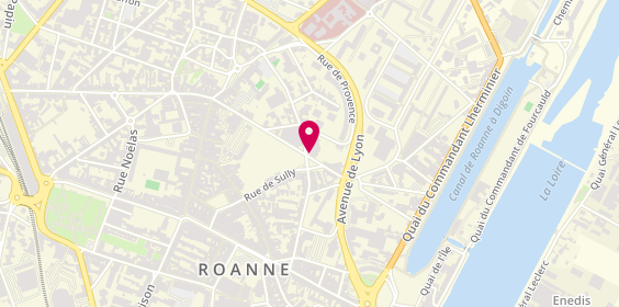 Plan de Fromagerie Mons - Roanne, 35 Rue Diderot, 42300 Roanne