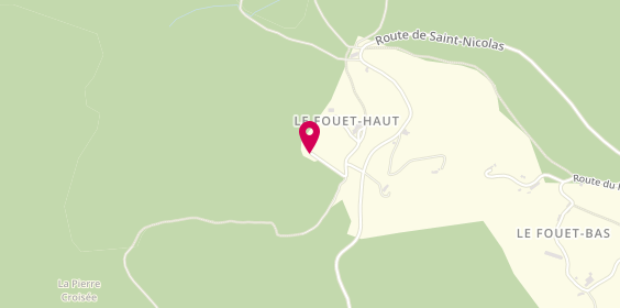 Plan de Gaec de la ferme du Fouet, Le Fouet Haut, 42370 Saint-Rirand
