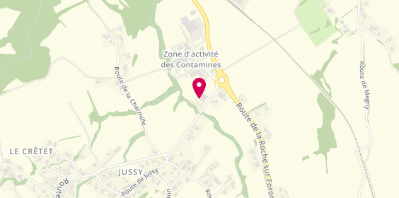 Plan de Edouard Conus, Fromager & Affineur, 136 Route de Reignier, 74930 Pers-Jussy