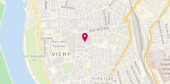 Plan de Aux Fromages de France, 14 Rue de l'Hôtel des Postes, 03200 Vichy