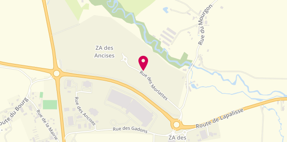 Plan de Laiterie Moussier, Zone Aménagement Les Ancises
2 Rue des Morlattes, 03300 Creuzier-le-Neuf