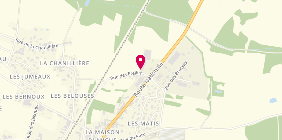 Plan de Boutique de la Boisette, 42 Les Etelles, 71570 Romanèche-Thorins