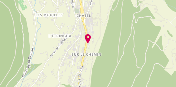 Plan de La Cave d'Azélie, 303 Route de Vonnes, 74390 Châtel