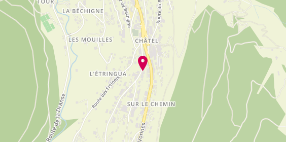 Plan de Le grenier de Châtel, 207 Route du Linga, 74390 Châtel