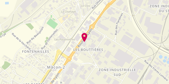 Plan de Fromagerie Marinelly, 73 Route de Lyon Zone Aménagement Sud, 71000 Mâcon