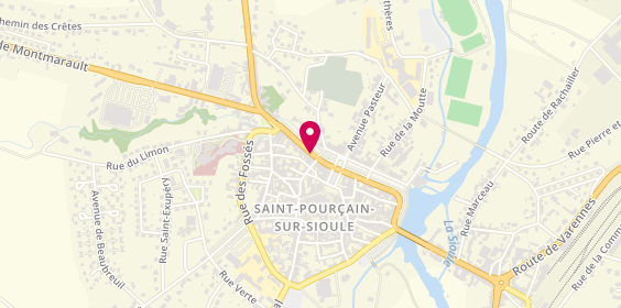 Plan de Fromagerie de Saint Pourcain, 57 Boulevard Ledru Rollin, 03500 Saint-Pourçain-sur-Sioule