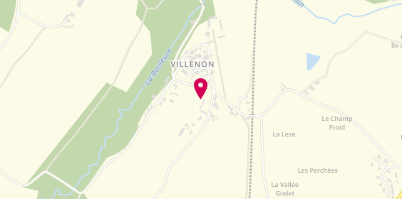 Plan de GUERIN Isabelle, Villenon, 86700 Anché