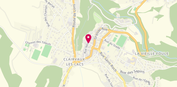 Plan de Crèmerie Comtoise, 1 Rue du Four, 39130 Clairvaux-les-Lacs