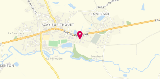 Plan de La Fromagerie du Thouet, 3 Rue de Malvault, 79130 Azay-sur-Thouet
