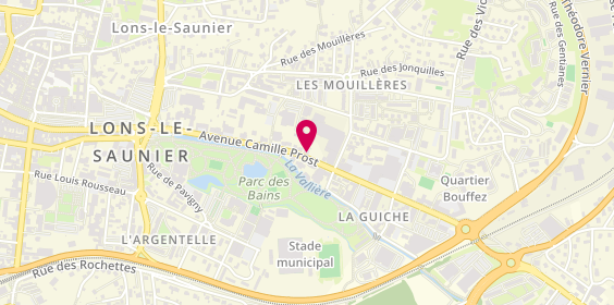 Plan de Société Fromagère de Lons-le-Saunier, 39 avenue Camille Prost, 39008 Lons-le-Saunier