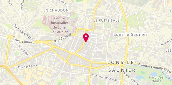 Plan de Chez l'Artisan Fromager, 39 Rue du Commerce, 39570 Lons-le-Saunier