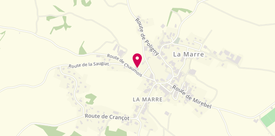 Plan de Coopérative fromagère de la Marre, 6 Route du Chaumois, 39210 La Marre