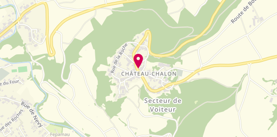 Plan de Fromageries Vagne Chateau-Chalon, Rue Saint-Jean, 39210 Château-Chalon