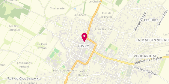 Plan de Clos des Flaveurs Soanaturel, 14 Rue de la République, 71640 Givry