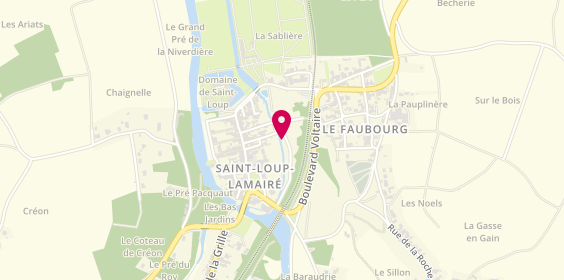 Plan de Fromageries Lescure, Usine de Saint Loup
d'Assais Usine de Saint Loup, 79600 Saint-Loup-Lamairé
