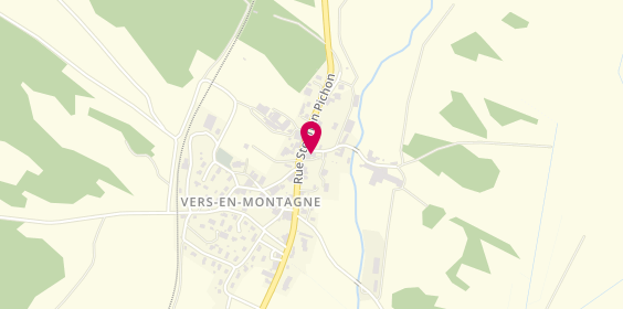 Plan de Coopérative Fromagère, 24 place du Chalet, 39300 Vers-en-Montagne