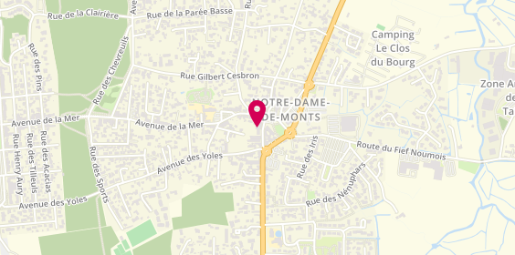 Plan de Epicerie Notre Dame, 10 Rue de Saint-Jean de Monts, 85690 Notre-Dame-de-Monts