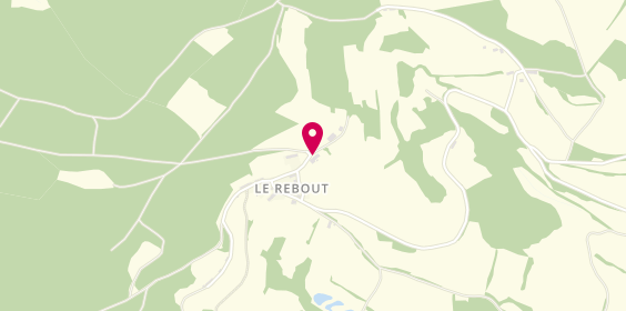 Plan de La Ferme du Rebout, Le Rebout, 71990 Saint-Léger-sous-Beuvray