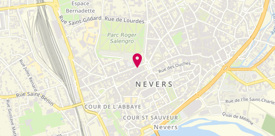 Plan de Au Pa-Lait d'Abondance, Marché Carnot 1 Avenue General de Gaulle, 58000 Nevers