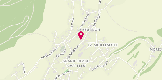 Plan de Fruitière à comté de Grand Combe Chateleu - Les Monts de Joux, 20 le Beugnon, 25570 Grand'Combe-Châteleu