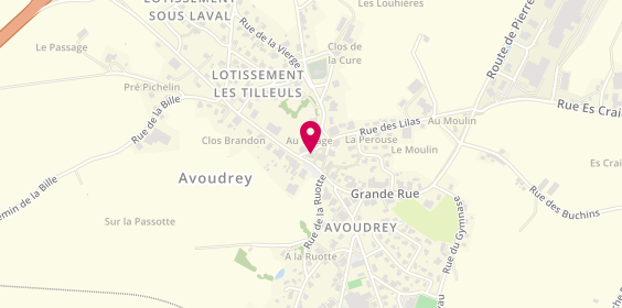 Plan de Fruitière d'Avoudrey, 11 Grande Rue, 25690 Avoudrey