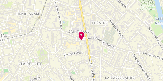 Plan de La Fromagerie Saint Paul, 9 place Roger Salengro, 44400 Rezé