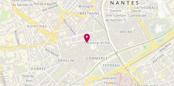 Plan de Fromagerie Beillevaire Nantes Contrescarpe, 8 Rue Contrescarpe, 44000 Nantes