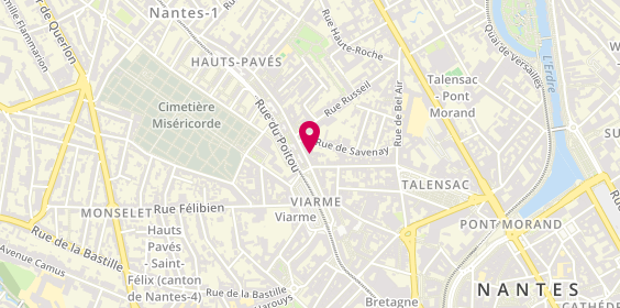 Plan de PiaVino l'Épicerie - Hauts Pavés, 4 Rue des Hauts Pavés, 44000 Nantes