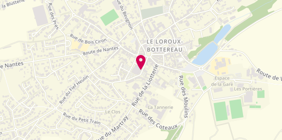 Plan de Chez TOM, 15 Rue Guillaume Botterel, 44430 Le Loroux-Bottereau