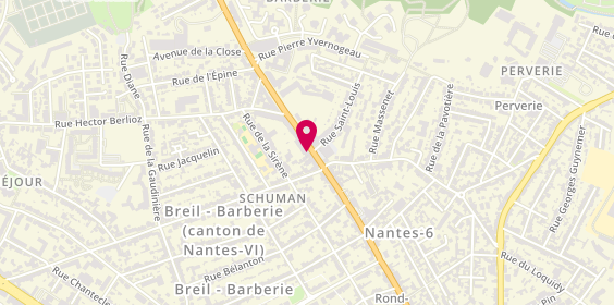 Plan de La Crèmerie Schuman, 113 Boulevard Robert Schuman, 44300 Nantes