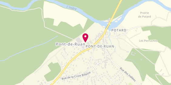 Plan de Les Patissiers de Touraine, 2 chemin de la Prée, 37260 Pont-de-Ruan