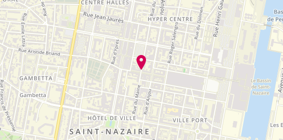 Plan de Fromagerie Rio, 38 Rue du Maine, 44600 Saint-Nazaire