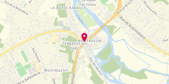 Plan de Au Coeur du Fromage, 37 Rue Nationale, 37250 Montbazon