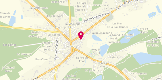Plan de Chez Isa le Bar à Fromages, 8 Rue de la Cure, 18330 Neuvy-sur-Barangeon
