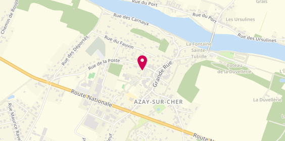 Plan de Ô Panier d'Azay, 4 Place de la Poste, 37270 Azay-sur-Cher