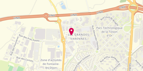 Plan de Cremerie la Grapillotte, 5 Rue des Grandes Varennes, 21121 Ahuy