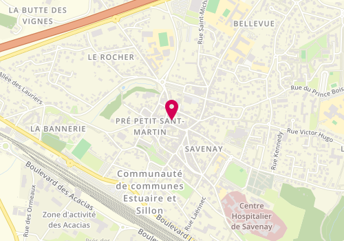 Plan de Les Fromages d'Alicia, 18 Rue de l'Église, 44260 Savenay