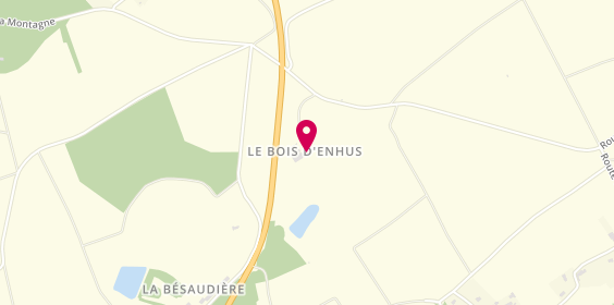 Plan de La Bergerie de Bois d'Enhus, Le Bois d'Enhus, 37530 Limeray