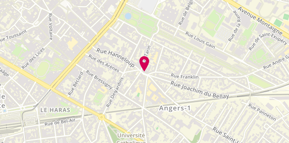 Plan de Maison Mahieux, 1 Bis place du Lycée, 49100 Angers