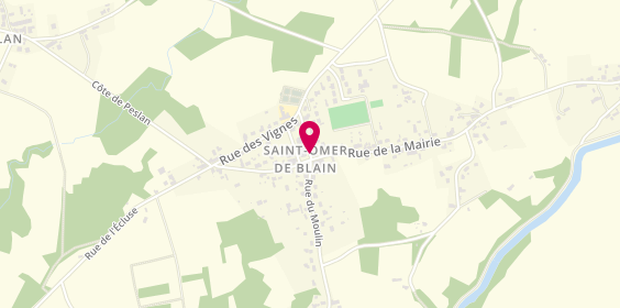Plan de Au Ptit Marche, 2 Saint Omer, 44130 Blain