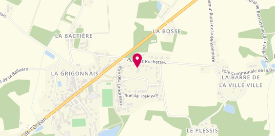 Plan de Fromagerie des Rochettes, 6 Rue des Rochettes, 44170 La Grigonnais