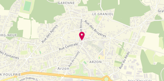 Plan de Baudart-l'Heritier, 1 Rue de Bernon, 56640 Arzon